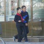 Kinder in Pjöngjang
